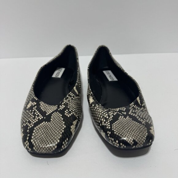 Steve Madden Womens Deliah Flats Snake Size 6.5M - Picture 3 of 5